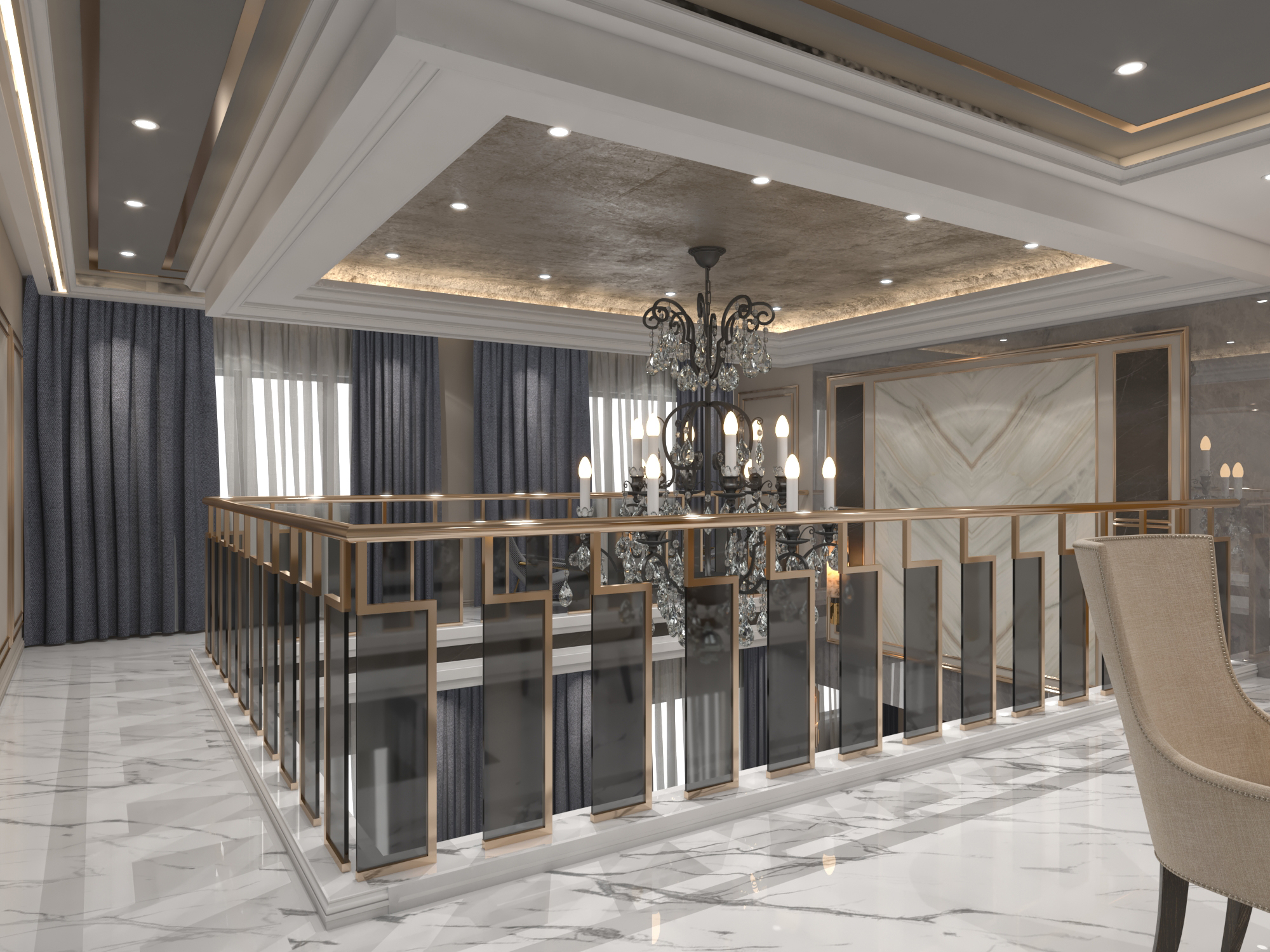 Modern living room interior